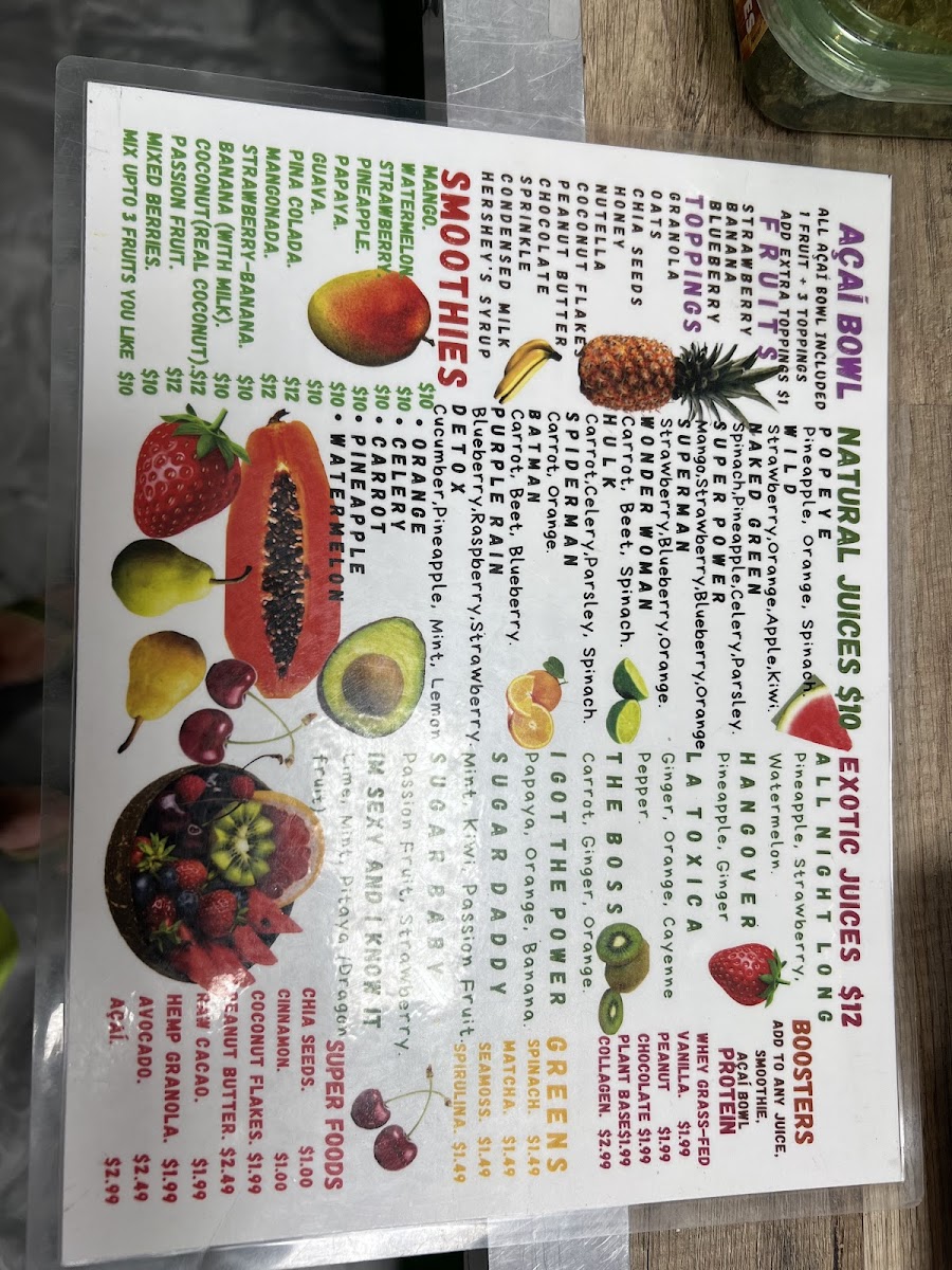 Menu Just Natural 100%-4